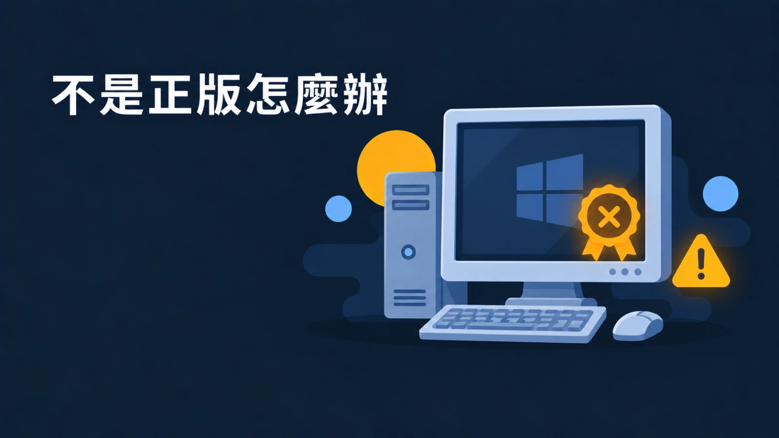 Win7 桌面右下角出現「此 Windows 複本不是正版 組建 7601」怎麼辦