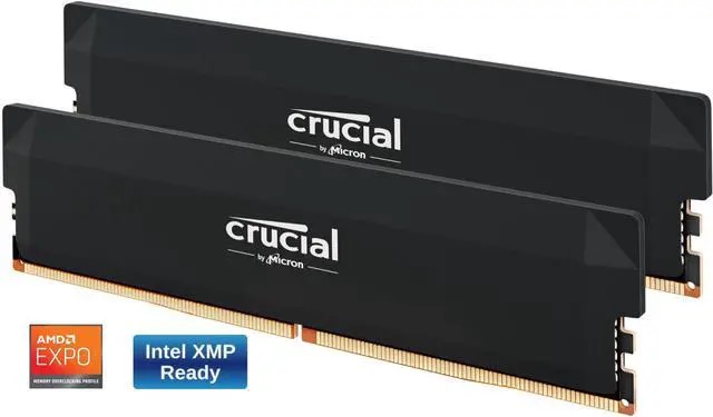 美光 Crucial PRO 32GB (16GBx2) DDR5-6000 CL36